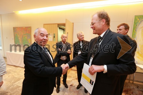 Doku Zavgaev, veleposlanik Rusije v Sloveniji; Janez Škrabec, direktor podjetja Riko d.o.o., predsednik Slovensko-ruskega poslovnega sveta