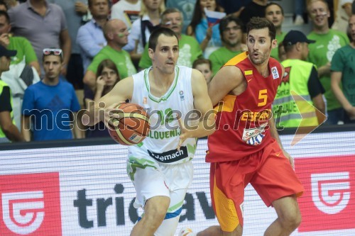 Domen Lorbek, košarkar; Rudy Fernandez, košarkar 