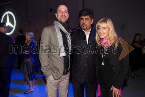 Andrej Mercina, arhitek;  Sanjiivv R. Sharma, Managing Director Partners & Company Kuwait; Dada Jerovšek, Kaval Group