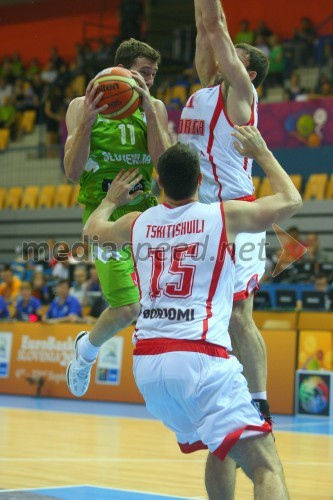 Goran Dragić, košarkar; Besik Lezhava, košarkar; Manuchar Markoishvili, košarkar 