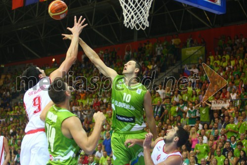 Giorgi Shermadini, košarkar; Boštjan Nachbar, košarkar 