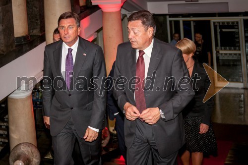 Borut Pahor, predsednik Republike Slovenije; Zoran Jankovič, župan Mestne občine Ljubljana