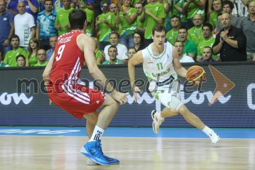 Damjan Rudež, hrvaški košarkar; Goran Dragič, slovenski košarkar