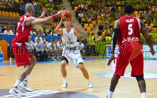 Marcin Gortat, poljski košarkar; Edo Muric, slovenski košarkar; Thomas Kelati, poljski košarkar