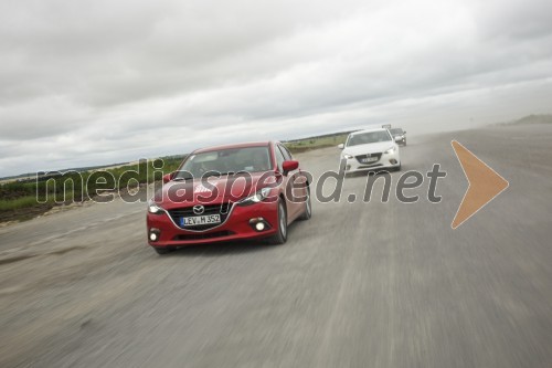 Mazda je zaključila medcelinsko testno vožnjo