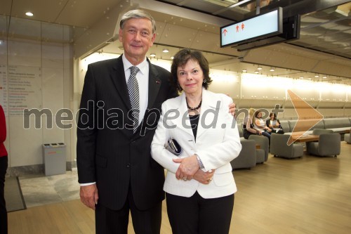 Dr. Danilo Türk, nekdanji predsednik Republike Slovenije; Barbara Miklič Türk