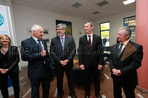 Mag. Franc Pangerl, predsednik upravnega odbora Celjski sejem d.d.; Roman Jakič, minister za obrambo; Samo Omerzel, minister za infrastrukturo in prostor; mag. Stanko Stepišnik, Minister za gospodarski razvoj in tehnologijo