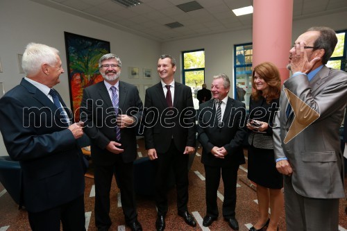 Mag. Franc Pangerl, predsednik upravnega odbora Celjski sejem d.d.; Roman Jakič, minister za obrambo; Samo Omerzel, minister za infrastrukturo in prostor; mag. Stanko Stepišnik, Minister za gospodarski razvoj in tehnologijo; Breda Obrez Preskar, izvršna direktorica Celjski sejem d.d.; ...