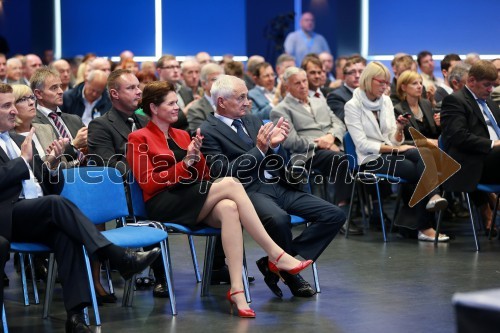 Alenka Bratušek, predsednica vlade Republike Slovenije; mag. Franc Pangerl, predsednik upravnega odbora Celjski sejem d.d.