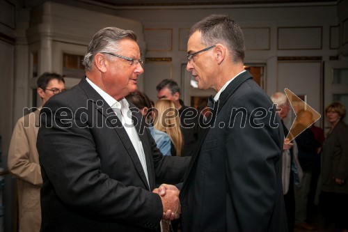 Dušan Mlakar, režiser; Igor Samobor, direktor Drama SNG Ljubljana