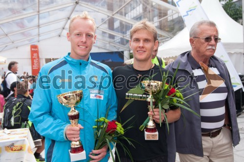 Mitja Krevs, 1. mesto v teku na 10km; Leon Bedrač, 2. mesto v teku na 10km