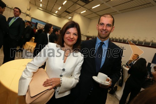 Sonja Šmuc, izvršna direktorica Združenja manager; Marko Mlakar, Amrop Adria