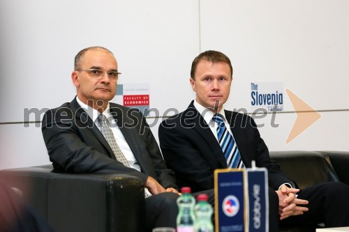 Prof. dr. Marko Jaklič, Ekonomska fakulteta v Ljubljani; dr. Yuri Sidorovich, odgovorni partner Deloitta v Sloveniji