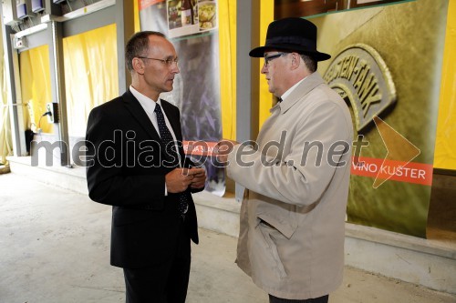 Samo Fekonja, DEM; dr. Andrej Fištravec, župan Mestne občine Maribor