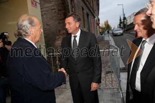 Mag. Boris Podrecca, arhitekt; Borut Pahor, predsednik Republike Slovenije