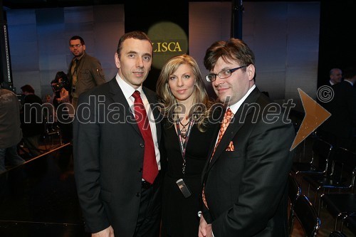 Goran Kodelja, generalni direktor Lisce d.d., Suzi Josipović in Dari Južna, lastnik podjetja Lisca