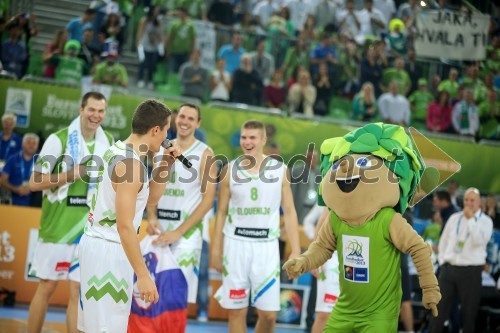 Jaka Lakovič, košarkar; Maskota Eurobasket - Lipko