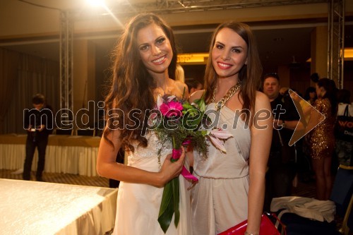 Nataša Naneva, druga spremljevalka; 	Mirela Korač, Miss Universe 2009