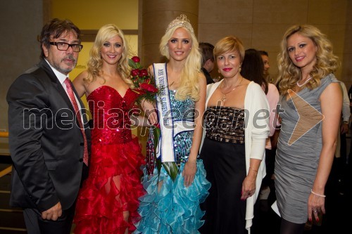 Zoran Žgaljardič, lepotni kirurg; Kaly Kolonič, piarovka; NIna Đurđević, Miss Universe 2013; ;Maja Martinovič; Jagoda Poropat