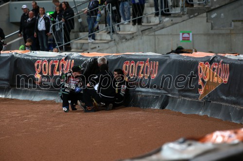 Padec: Tomasz Gollob (Poljska); Tai Woffinden (Velika Britanija)