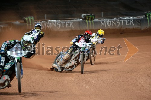 Darcy Ward (Avstralija); Greg Hancock (ZDA); Tai Woffinden (Velika Britanija); Nicki Pedersen (Danska)