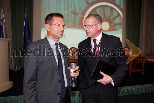 mag. Igor Mervič,  generalni direktor Spar Slovenija; Bojan Brank, Abena d.o.o.