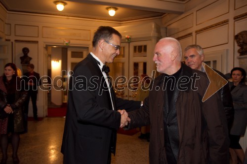 Igor Samobor, direktor Drame; mag. Marko Gorjanc, namestnik ravnatelja SNG Opera in balet Ljubljana