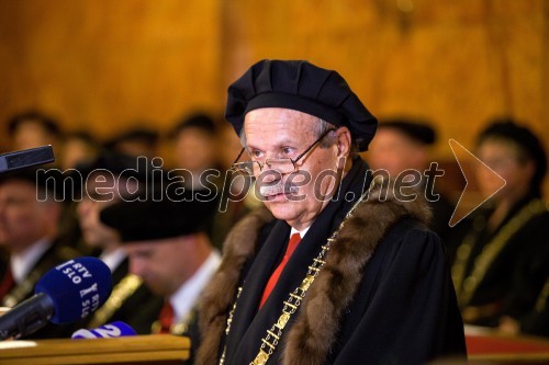 Prof. dr. Radovan Stanislav Pejovnik, nekdanji rektor Univerze v Ljubljani