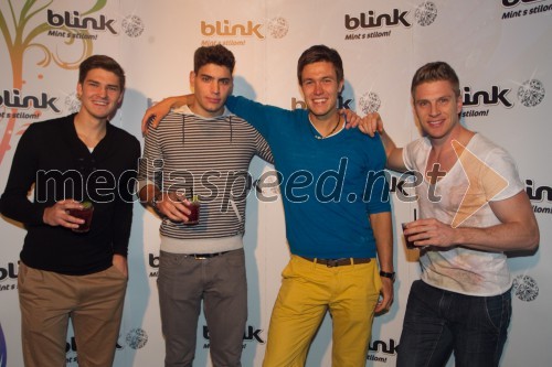 Blaž Zaplotnik; Jan Kozina; Jure Rugani, Mister Slovenije 2013; Erik Ferfolja, novinar, maneken