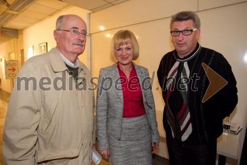 Dr. Božidar Voljč, doktor medicine in nekdanji minister za zdravstvo, 
družino in socialno varstvo; Brigita Juhart, direktorica Kadring Impola z
možem