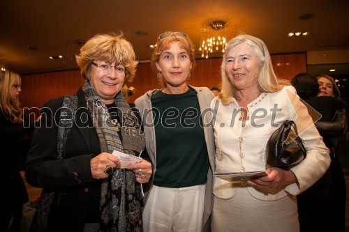 Julijana Gruden; Barbara Hieng Samobor, direktorica MGL; Breda Kralj