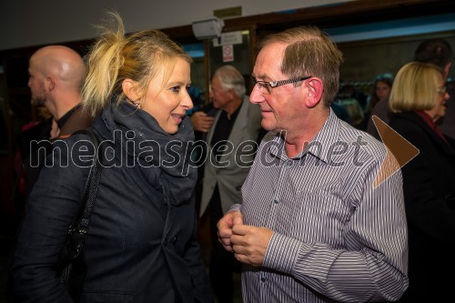 Tatjana Doma, dramaturginja SLG Celje; Janez Bostič, lektor SNG Maribor