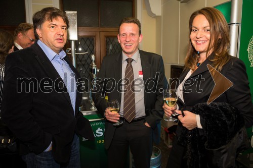 Vlado Dimovski, ekonomist in nekdanji minister; Bojan Šrot, župan MO Celje; Katarina Karlovšek