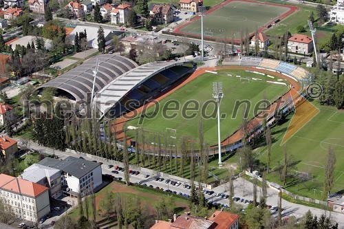 Nogometni stadion Ljudski vrt, Maribor, Slovenija