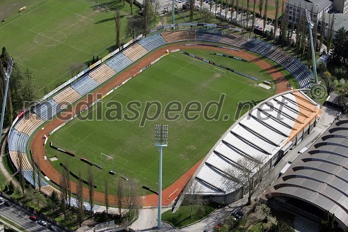 Nogometni stadion Ljudski vrt, Maribor, Slovenija