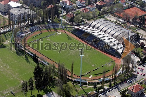 Nogometni stadion Ljudski vrt, Maribor, Slovenija