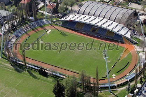 Nogometni stadion Ljudski vrt, Maribor, Slovenija