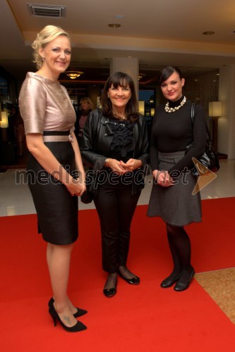 Lea Sevšek Buterin, vodja področja Wellnes LifeClass Hotels & Spa; Metka Zorc, kardiologinja; Alenka Gotar, pevka