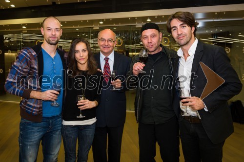 Gaj Žmavc, baletni plesalec; Catarina de Meneses, baletna solistka; Mitja Rotovnik, direktor Cankarjevega doma; Milko Lazar, skladatelj; Edward Clug, umetniški direktor Baleta SNG Maribor