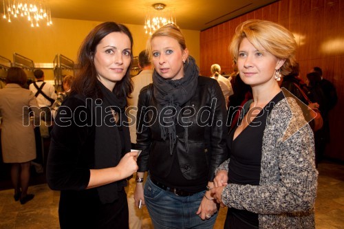 Nataša Pevec, MGL; Tatjana Doma, dramaturginja; Vesna Pernarčič, igralka