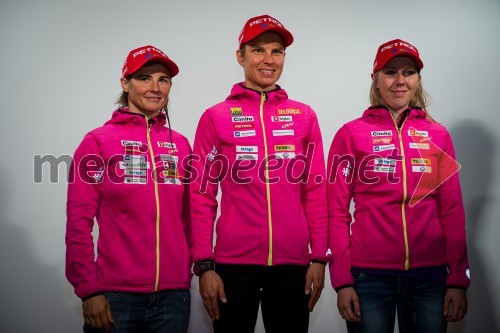 Andreja Mali; Teja Gregorin; Anja Eržen, biatlonke