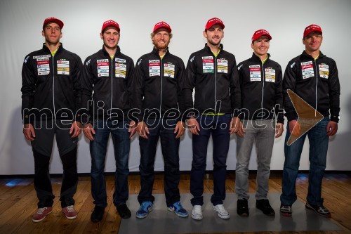 Lenart Oblak; Simon Kovečav; Klemen Bauer; Jakov Fak; Peter Dokl; Janez Marič, biatlonci