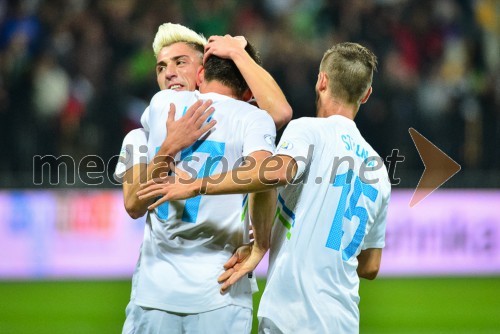 Kevin Kampl; Andraž Kirm; Andraž Struna, nogometaši