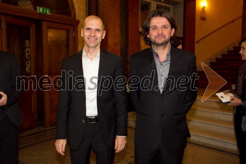 Dr. Uroš Grilc, minister za kulturo; Peter Sotošek Štular, ravnatelj SNG Opera in balet Ljubljana