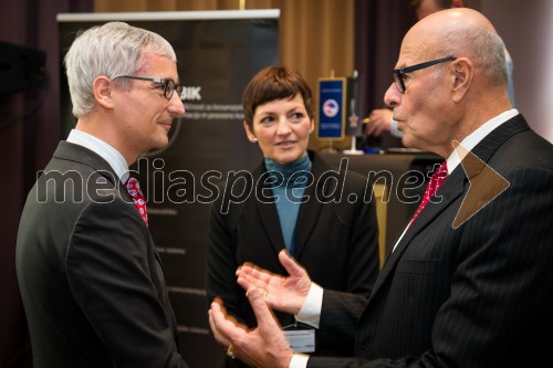 Dr. Jernej Pikalo, minister za izobraževanje, znanost in šport; dr. Maja
Makovec Brenčič, prodekanja za razvoj na Ekonomski fakulteti v 
Ljubljani; dr.
Zev Gurion, izvršni direktor Akron BioMedical Corridor