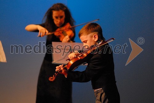 Teufil Milenković, mladi violinist