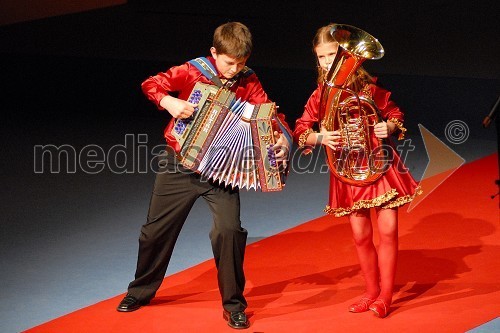 Martin in Barbara Jehart, harmonikaša