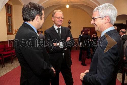 Matej Arčon, župan občine Nova Gorica; Janez Škrabec, direktor podjetja Riko d.o.o.; dr. Jernej Pikalo, minister za izobraževanje, znanost in šport