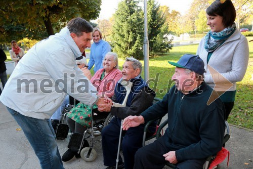 Borut Pahor, Predsednik Republike Slovenije; stanovalci doma