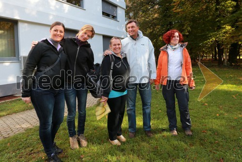 Maja Košir, projektni vodja, Ameriška gospodarska zbornica (AmCham); Katarina Makovec, AmCham Slovenija; Nina Irt, odnosi z javnostmi in vodja komuniciranja Ameriške gospodarske zbornice (AmCham); Borut Pahor, Predsednik Republike Slovenije; ...